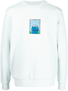 Ripndip Not Today Peanuts-embroidered Sweatshirt In Green