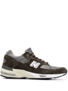 New Balance 991 Panelled Lace-up Sneakers In Green