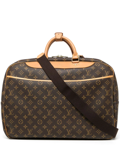 Pre-owned Louis Vuitton 2001  Alize Holdall In Brown