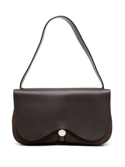 Pre-owned Hermes 2005  Colourado Mm Shoulder Bag In Brown