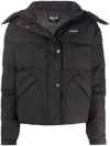 Patagonia Downdrift Recycled Down Jacket With Removable Hood In Black