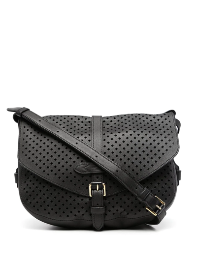 Pre-owned Louis Vuitton 2011  Saumur 30 Messenger Bag In Black