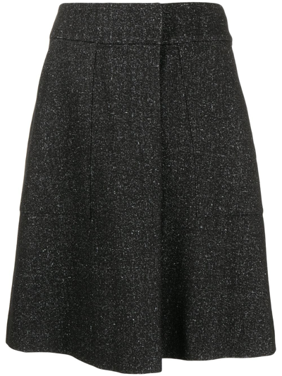Pre-owned Hermes 2010s  Wrap Knee-length Skirt In Black