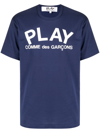 Comme Des Garçons Play Camiseta - Play In Blue