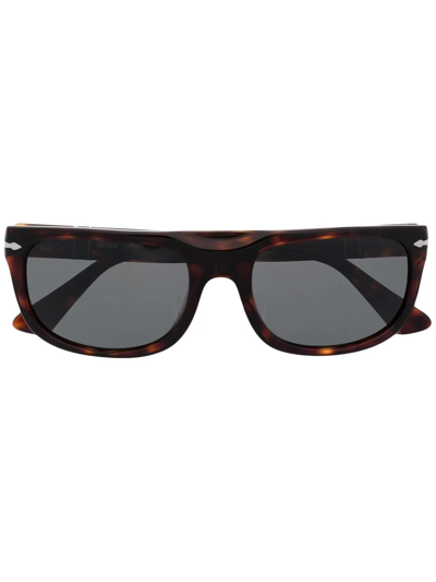 Persol Tortoiseshell Square-frame Sunglasses In Brown