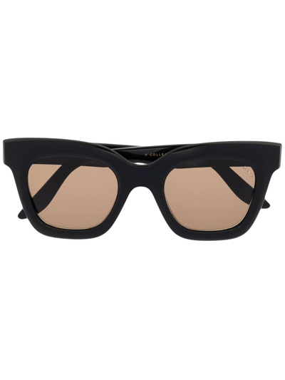 Lapima Lisa X Square-frame Sunglasses In Black