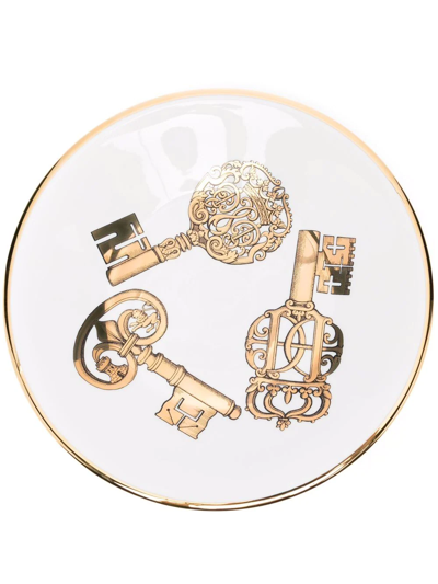 Fornasetti Chiava Centrepiece Plate In White