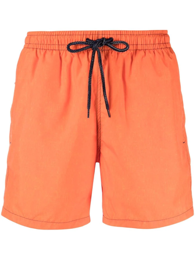 Drumohr Drawstring Waist Swim Shorts In Giallo