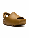Adidas Originals Yeezy "ochre" Clogs In Brown
