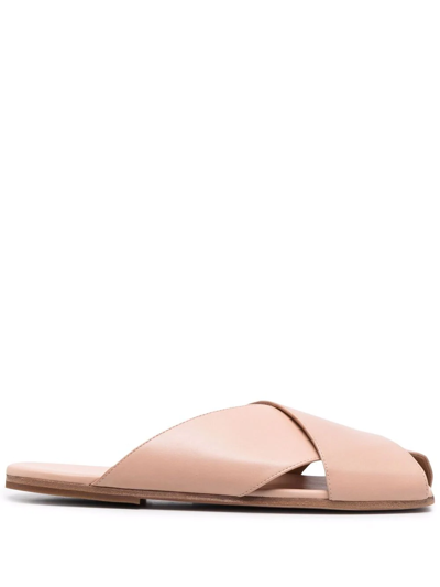 Marsèll Spatola Crossed Sandals In Pink