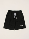 Msgm Kids' Swimsuit With Logo In Black