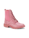 Sam Edelman Girls' Lydell Mini Combat Boots - Toddler, Little Kid, Big Kid In Pink