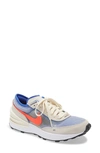 Nike Waffle One Sneaker In Coconut Milk/ Crimson/ Royal