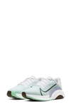 Nike Zoomx Superrep Surge Endurance Class Training Shoe In White/ Bronze/ Green Glow