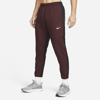 Nike Dri-fit Challenger Men's Woven Running Pants In Burgundy Crush,black
