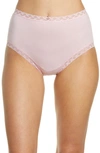 Natori Bliss Cotton Full Briefs In Macaroon