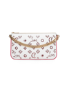 Christian Louboutin Women's Loubila Leather Pouch In Bianco Loubi Loubi