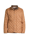 Peter Millar Suffolk Quilted Travel Coat In Hazelwood