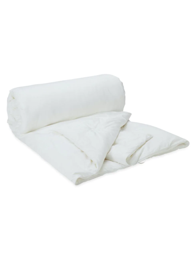 Gingerlily Half & Half Silk Filled Comforter, Queen In White