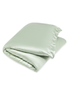Gingerlily Signature Silk Duvet Cover In Sage Green