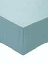 Gingerlily Signature Silk Fitted Sheet In Teal