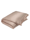 Gingerlily Signature Silk Duvet Cover In Oatmeal