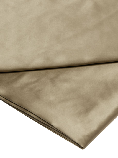 Gingerlily Signature Silk Flat Sheet In Sand