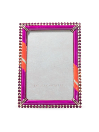 Jay Strongwater Pop Life Stone Edge Photo Frame