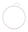 MATEO ROSE QUARTZ BEADED CHOKER