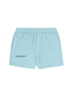 Pangaia 365 Pprmint™ Unisex Organic Cotton Sweat Shorts In Blue