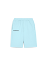 Pangaia 365 Pprmint™ Unisex Organic Cotton Sweat Shorts In Blue