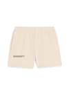 Pangaia Womens 365 Midweight Shorts — Sand In Neutral