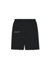 Pangaia 365 Pprmint™ Unisex Organic Cotton Sweat Shorts In Black