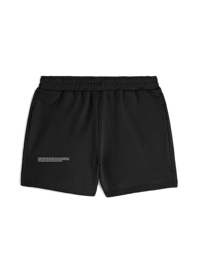 Pangaia 365 Pprmint™ Unisex Organic Cotton Sweat Shorts In Black