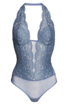 B.tempt'd By Wacoal Ciao Bella Lace Bodysuit In Flint Stone