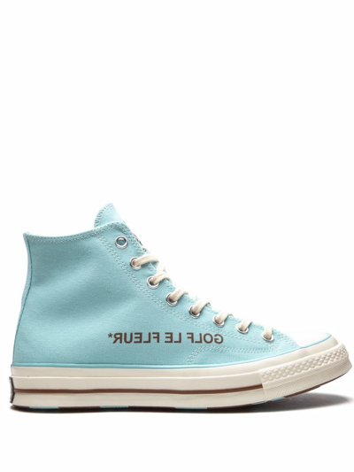 Converse X Golf Le Fleur Chuck 70 Hi Trainers In Blue