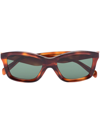Totême Toteme Pre The Classics Sunglasses In Braun