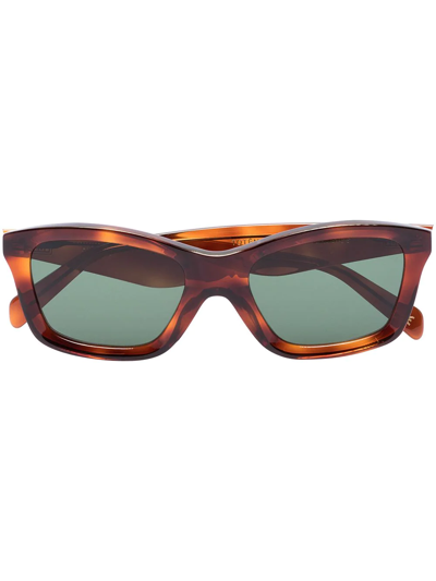 Totême The Classics Square-frame Sunglasses In Brown