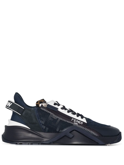 Fendi Flow Low-top Sneakers In Blue