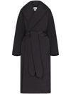 Totême Toteme Signature Wool And Cashmere Coat In Schwarz