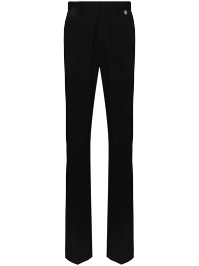 Alyx Tailored Grain-de-poudre Wool-blend Trousers In Black