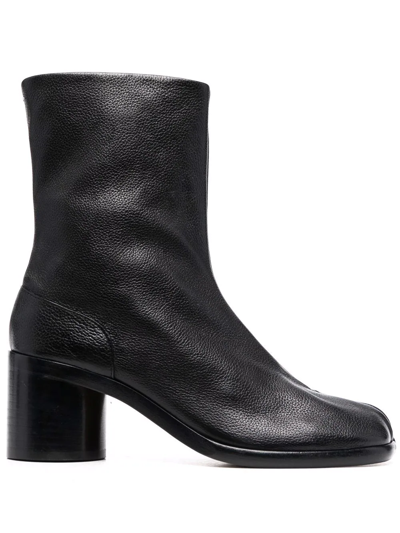 Maison Margiela Tabi Ankle Boots In Schwarz