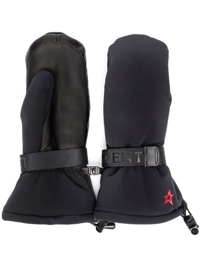 Perfect Moment Padded Ski-style Gloves In Schwarz