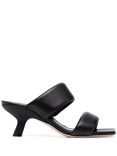 Vic Matie Double-strap Slip-on Mules In Nero