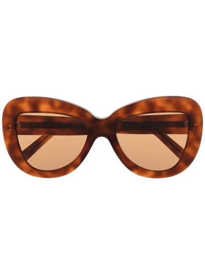 Retrosuperfuture X Marni Elephant Island Tortoiseshell Sunglasses In Brown