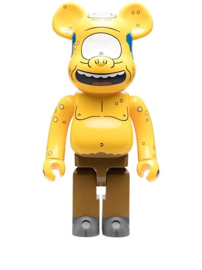 Medicom Toy The Simpsons Cyclops Wiggum Be@rbrick 1000% Figure In Yellow