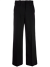 GANNI WOOL-BLEND WIDE-LEG TROUSERS