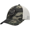 Top Of The World Camo/cream Arizona State Sun Devils Oht Military Appreciation Shield Trucker Adjust In Camo