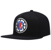 MITCHELL & NESS MITCHELL & NESS BLACK LA CLIPPERS DOWNTIME REDLINE SNAPBACK HAT