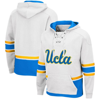 Colosseum White Ucla Bruins Lace Up 3.0 Pullover Hoodie In White